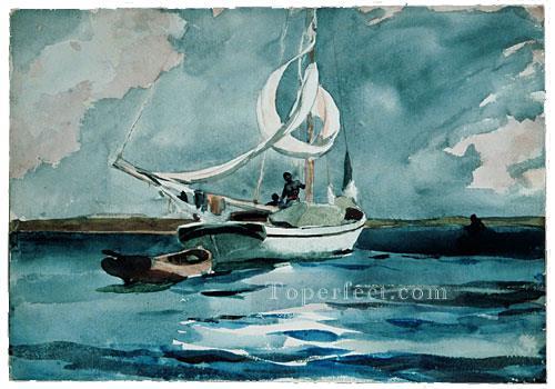 Balandra Nassau Realismo pintor marino Winslow Homer Pintura al óleo